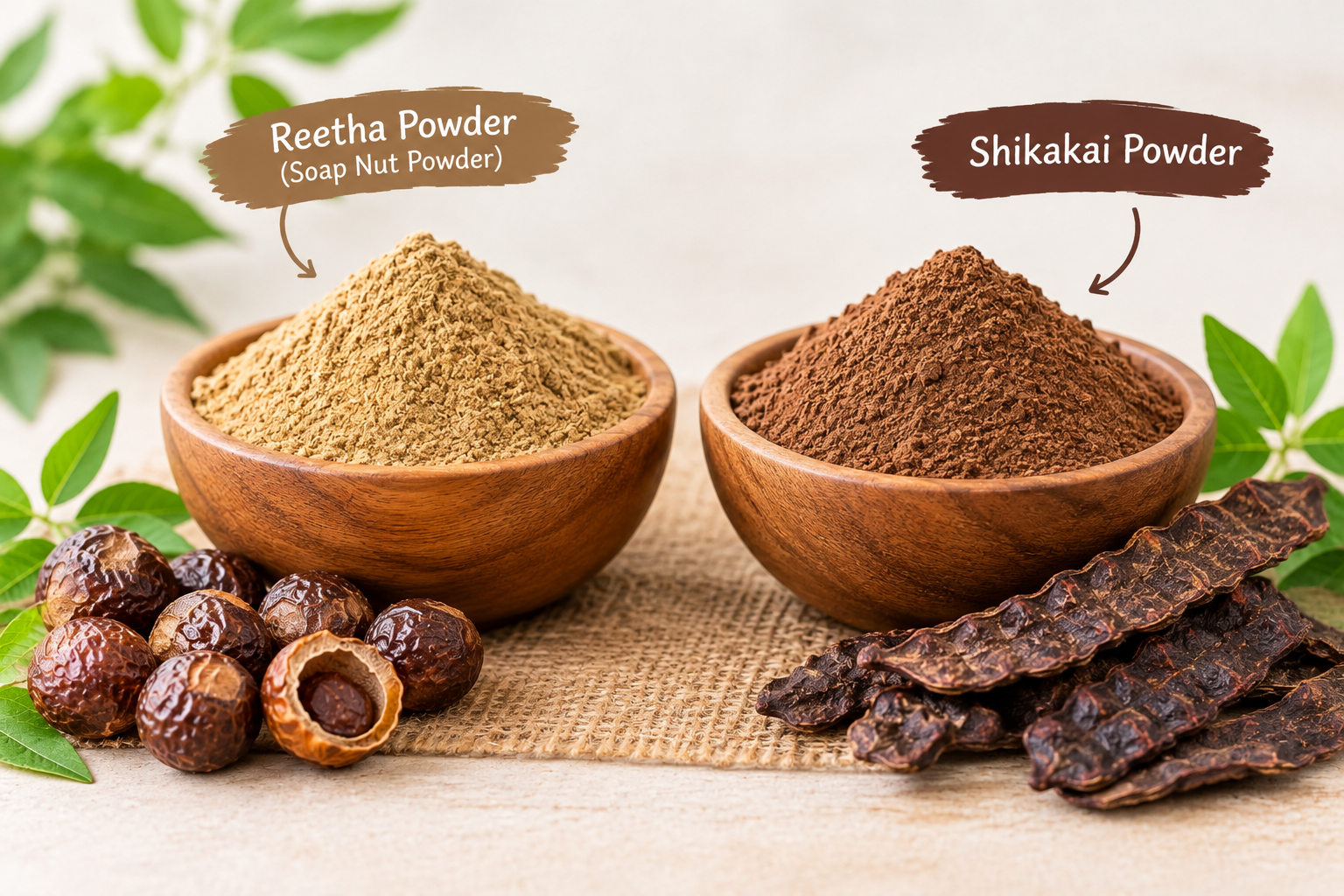 Reetha vs. Shikakai — Which Is Better for Hair Cleansing?