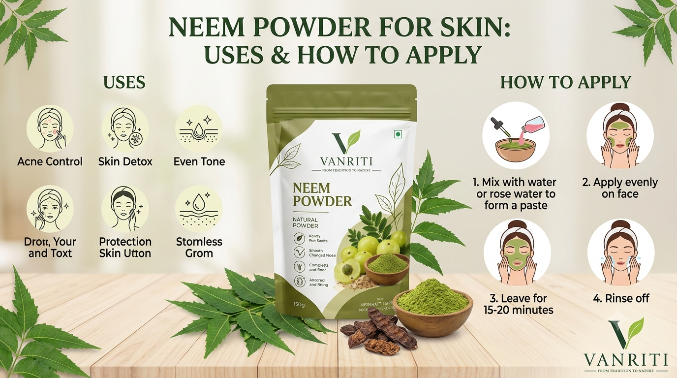 Neem Powder for Skin: Uses, Benefits and How to Apply It