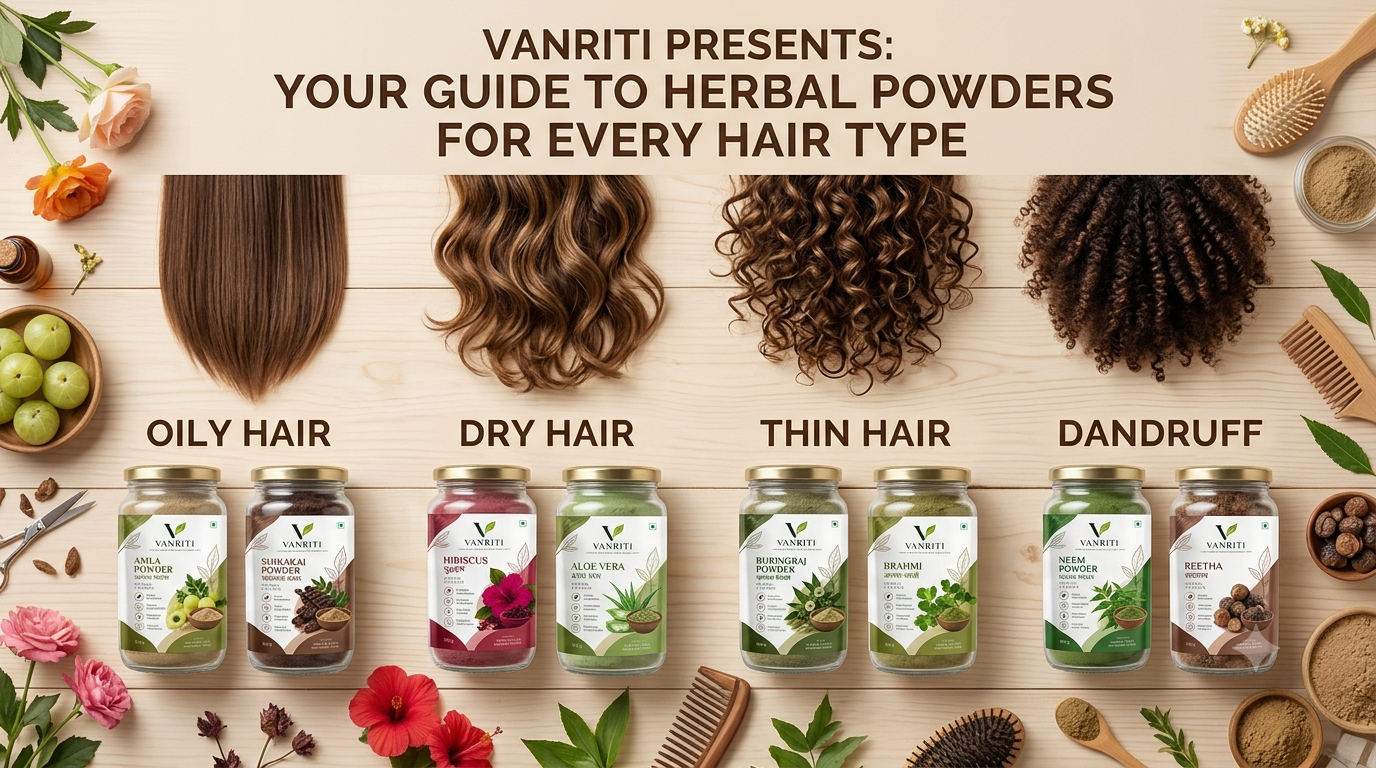 How to Choose Herbal Powders for Different Hair Types