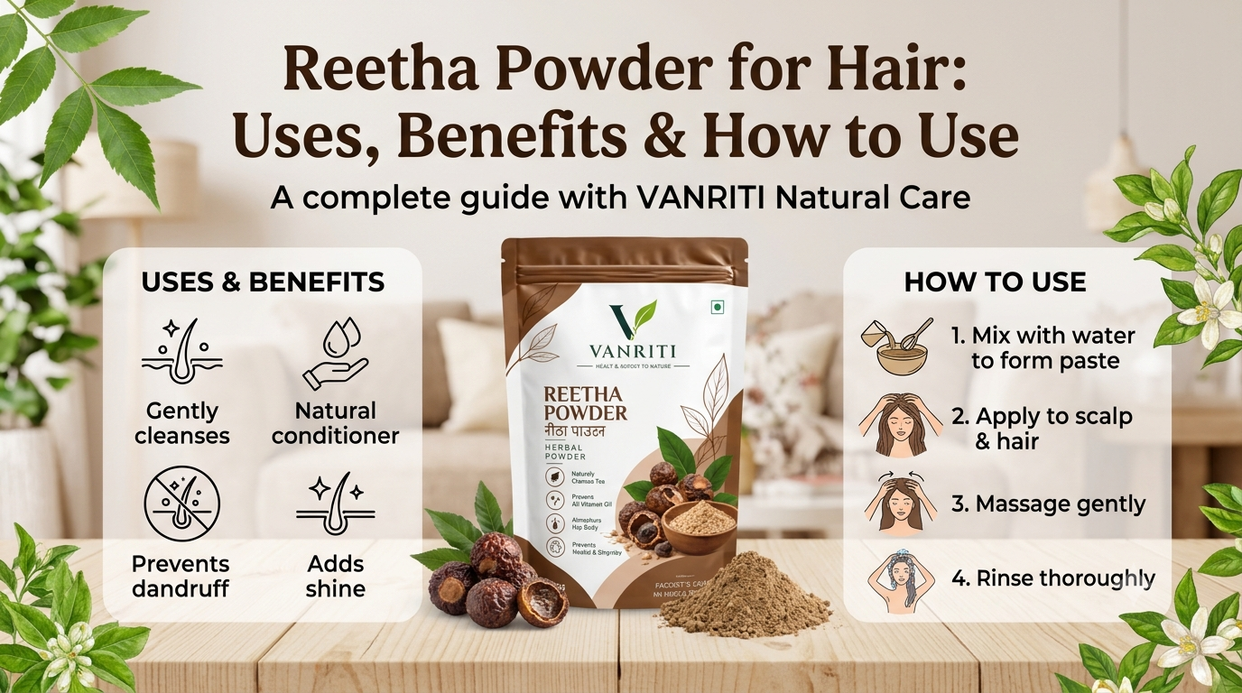 Reetha Powder for Hair: Uses, Benefits and How to Use