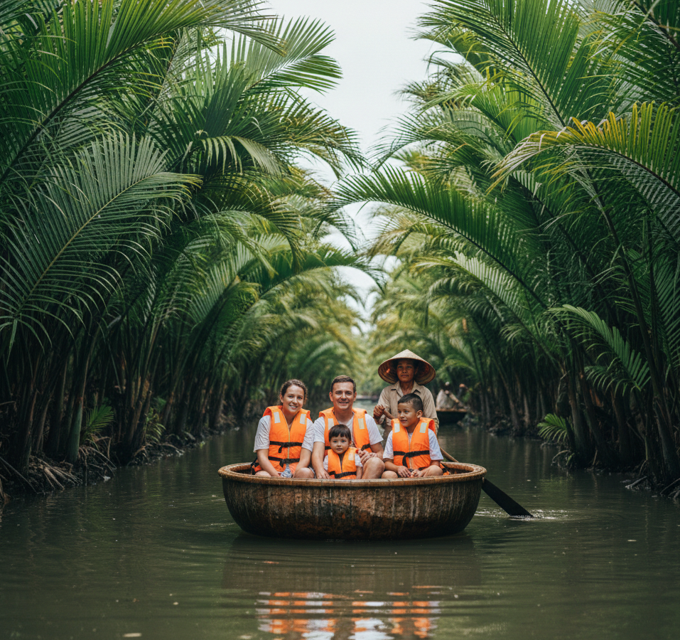 Traveling With Family: Is a Basket Boat Tour in Hoi An Right for You?