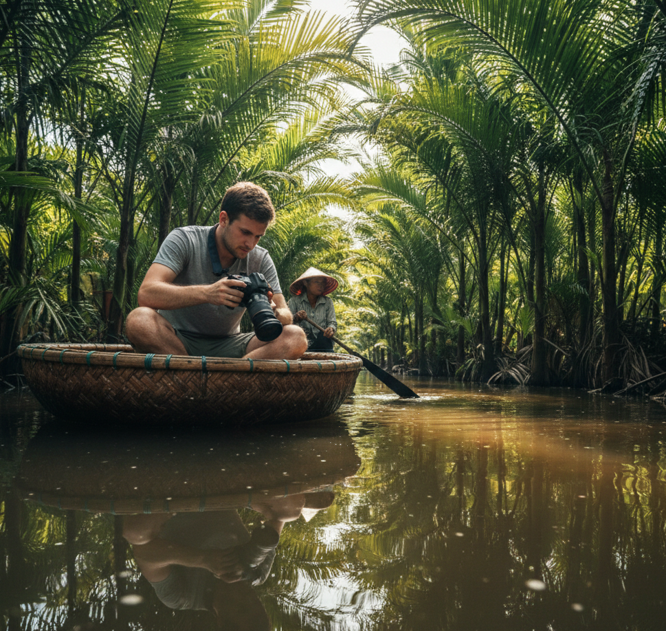 A Photographer’s Guide to Basket Boat Tours in Hoi An