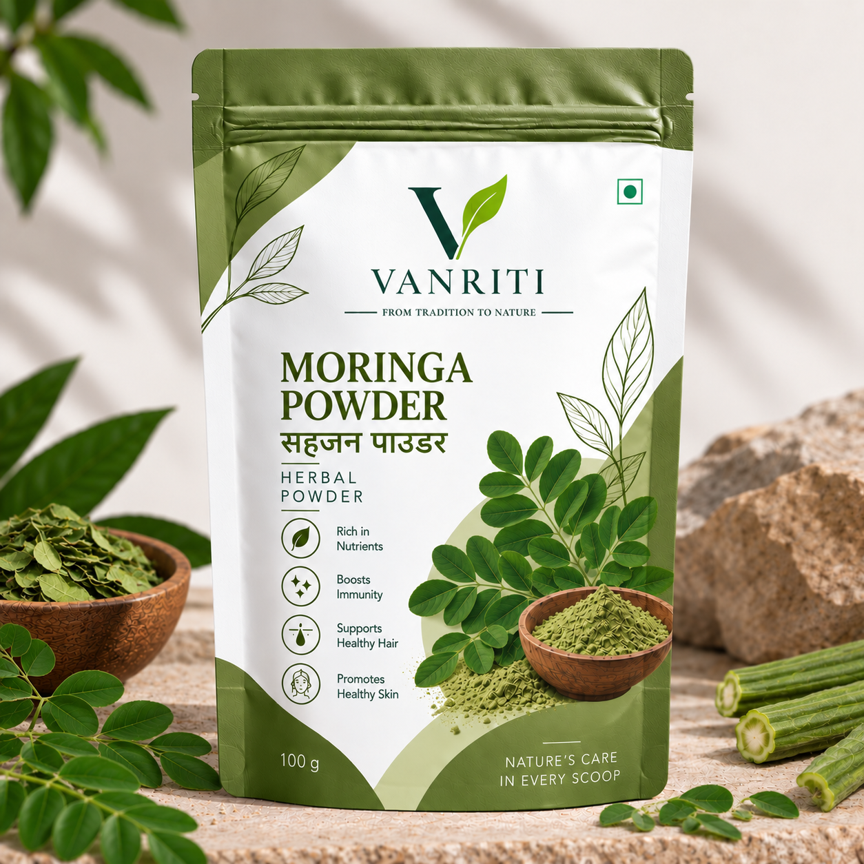 VANRITI Moringa Powder