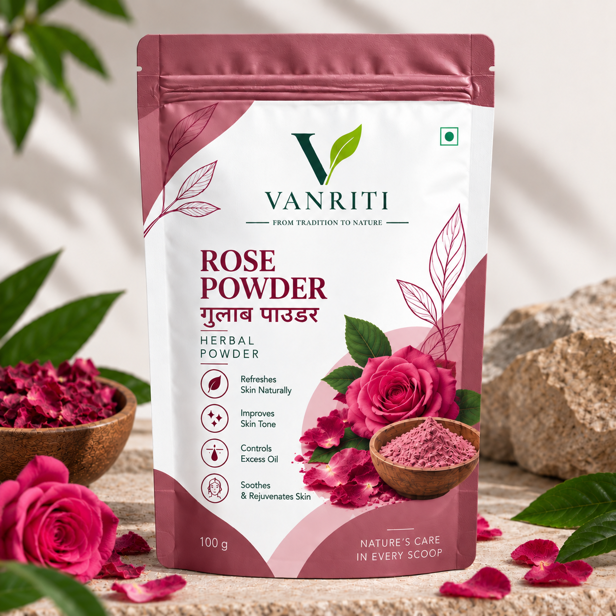 VANRITI Rose Powder